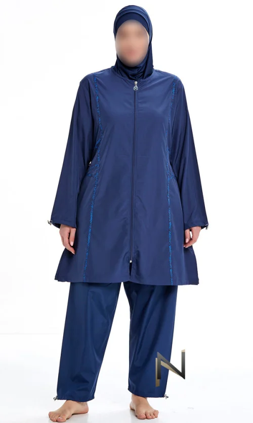 🏊‍♀️ بوركيني واسع – 4 قطع